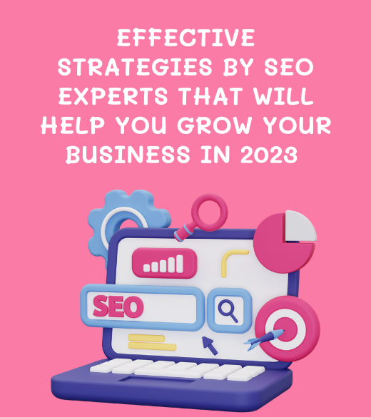 Effective strategies by SEO experts that will help you grow your business in 2023